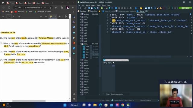 DBMS Question Set 26 | 1st Year | Semester 01 | Java Institute | Nethmina Sandaruwan смотреть онлайн