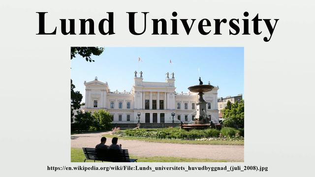 Lund University смотреть онлайн