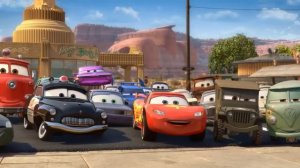 Looking for Disney Pixar Cars On the Rocky Road : Lightning Mcqueen, Boost, Tow Mater, Sarge, Doc