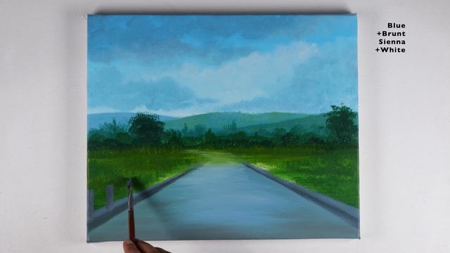 Girl Walking In The Rain | Red Umbrella | Rainy Day | Acrylic Painting смотреть онлайн