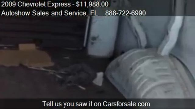 2009 Chevrolet Express Work Van for sale in Plantation, FL 3 смотреть онлайн