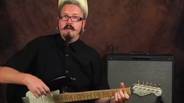 Dunlop Univibe pedal demo chorus vibrato rotating Leslie speaker guitar effect via Fender Custom sh