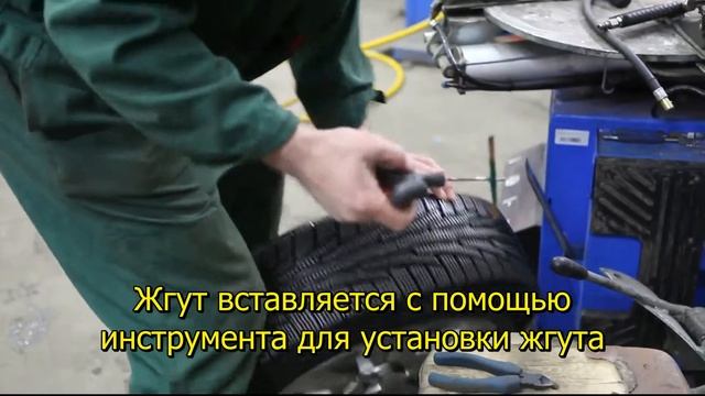 Ремонт прокола автомобильной шины смотреть онлайн