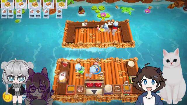 Квадратные повара ➡️ Overcooked! 2 {RuVtuber} + @SonimEsper + @ulyanayaoi + @erenjoy