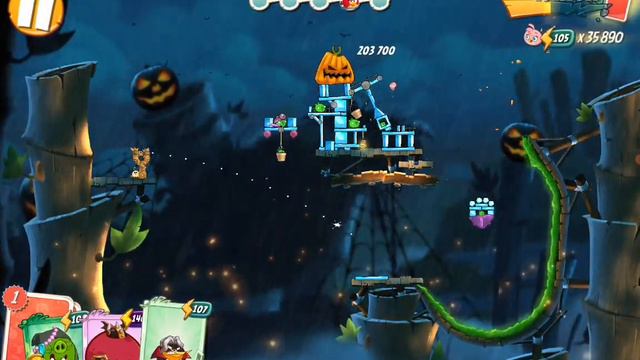 angry birds 2. в погоне за свинобоссом на уровне 1213 ! смотреть онлайн