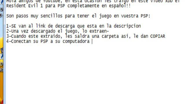 Descargar Resident Evil 1 para PSP en Español смотреть онлайн