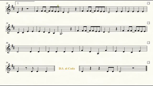 EL BURRITO SABANERO - Partitura Para Barítono (Villancico) смотреть онлайн