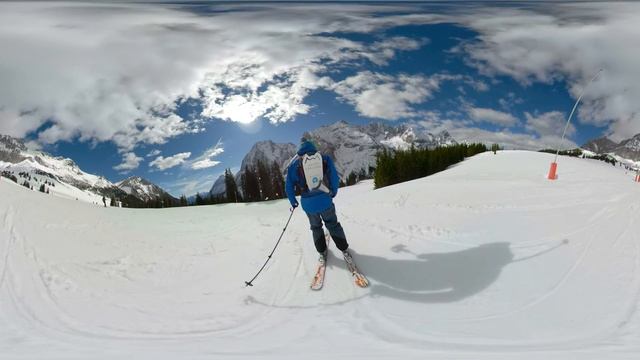 Ehrwald, Austria | Blue 11 - 360 VR | Piste View смотреть онлайн