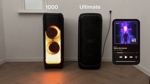 JBL Partybox 1000 Vs Ultimate Sound Comparison