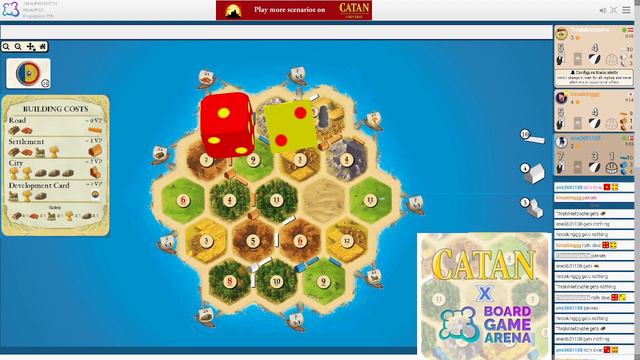 THE LUCKIEST PLAYER EVER (not me) #Catan #BGA Arena Season 12 смотреть онлайн
