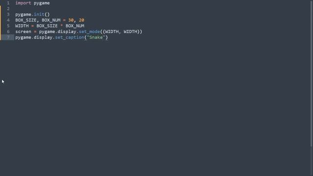 Pygame Tutorial. Snake game #1 смотреть онлайн