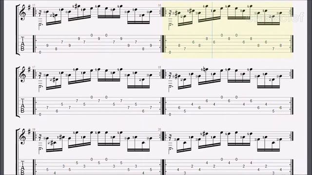 TAB/Sheet: Etude No 1 in Em (Etudes des Arpeges) by Heitor Villa Lobos [PDF + Guitar Pro + MIDI] смотреть онлайн