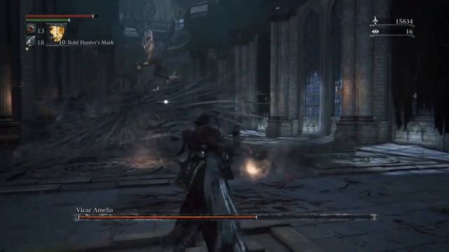 Bloodborne Vicar Amelia easy battle with Ludwig's Holy Blade смотреть онлайн