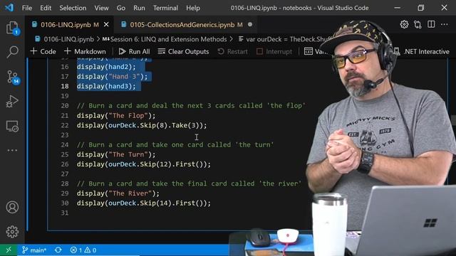 Learn C# with CSharpFritz - Beginning C# - LINQ смотреть онлайн