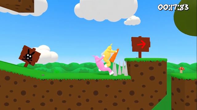 ЭТА ИГРА ХОЧЕТ НАС ДОВЕСТИ - Super Bunny Man #1 смотреть онлайн