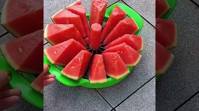 Креативный и быстрый кухонный нож для арбуза, дыни, канталупа, тыквы, ананаса ? смотреть онлайн