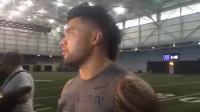 Taniela Tupou pro day interview смотреть онлайн