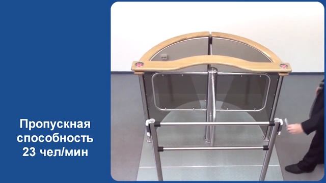 Полуростовые роторные турникеты PERCo