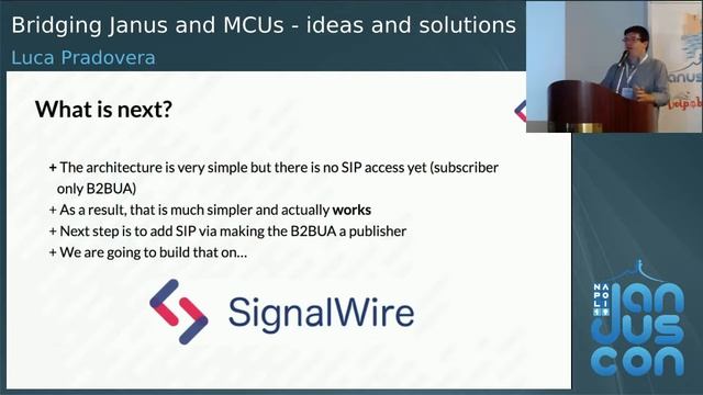 Luca Pradovera - Bridging Janus and MCUs: ideas and solutions смотреть онлайн