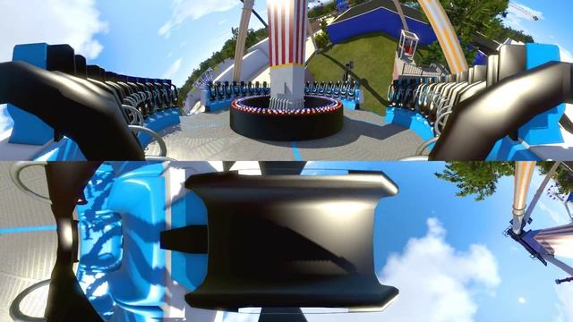 [VR Video 360°] Extreme 360 Roller Coaster Frisbee Ride POV Google Cardboard Virtual Reality смотреть онлайн