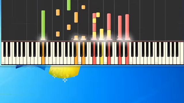 Lynard Skynard Free Bird [Piano tutorial by Synthesia] смотреть онлайн