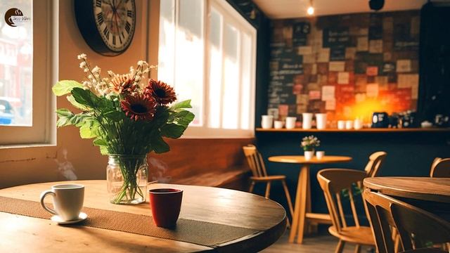 Зимний вечер в уютной кофейне ☕Мягкая джазовая музыка и босса-нова для хорошего настроения смотреть онлайн