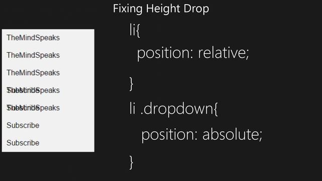 Vertical Menu Bar With Dropdown | HTML & CSS - TheMindSpeaks смотреть онлайн