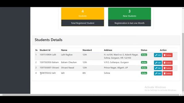 student management system using PHP and MySQL | SMS with Session validation | Projects Point смотреть онлайн