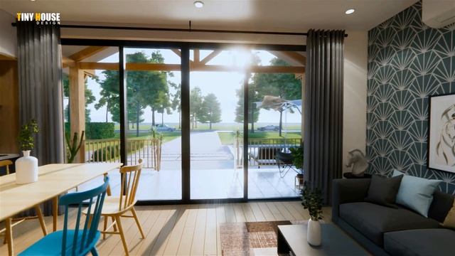 Tiny House Design | 5.5m x 8m House plan with 2 Bedroom смотреть онлайн