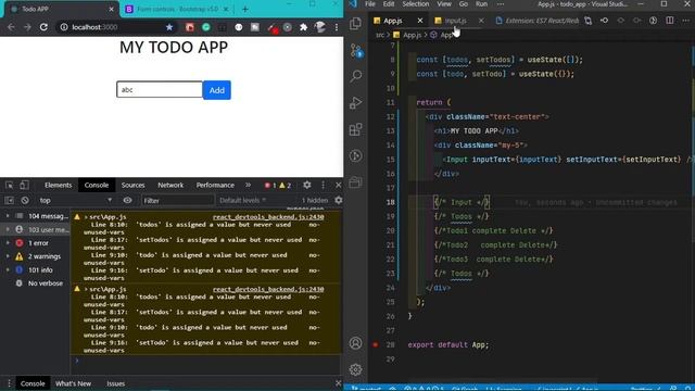 React JS Beginner Tutorial | TO-DO Web APP | Part 1 смотреть онлайн