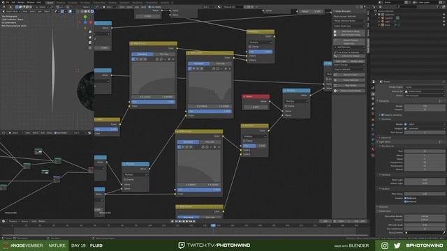 This is a Plane. #nodevember Day 19: Fluid. Blender Vector Displacement смотреть онлайн