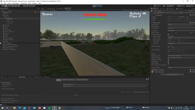 Post Processing : Making a Zombie game смотреть онлайн