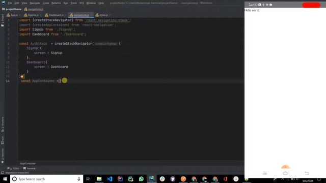 React Navigation смотреть онлайн