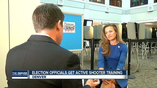 Denver poll workers get active shooter training ahead of general election смотреть онлайн