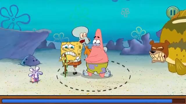 SpongeBob's Game Frenzy - Pick The The Pickels - Nickelodeon Funny Kids Games смотреть онлайн