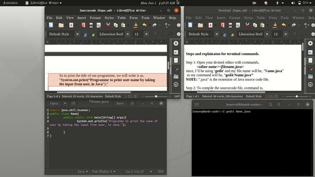 Print user-name in Java using Linux смотреть онлайн