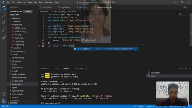 #50. Session dengan Node.js смотреть онлайн