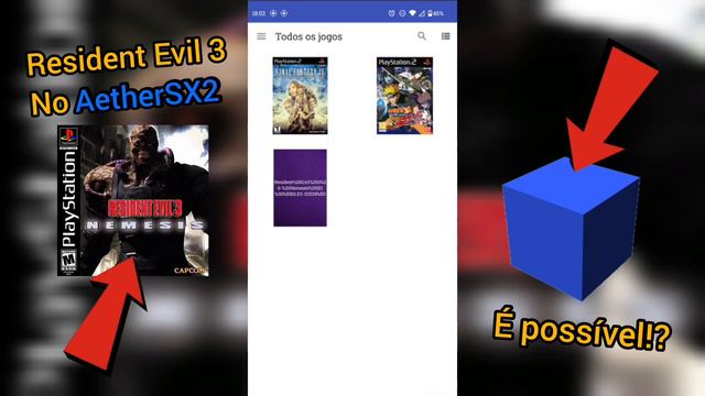 RESIDENT EVIL 3 - NO AETHERSX2 APK É POSSÍVEL!? смотреть онлайн