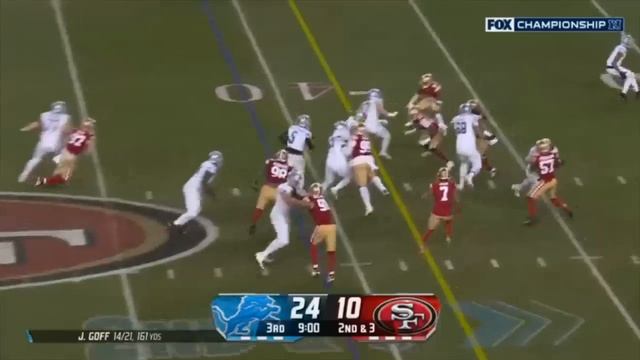 Detroit Lions vs. San Francisco 49ers HIGHLIGHTs 3RD-QTR | NFC Championship Game смотреть онлайн