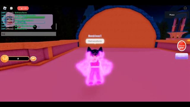 All of musa's tranformations be careful with your volume in angelix club in ROBLOX смотреть онлайн