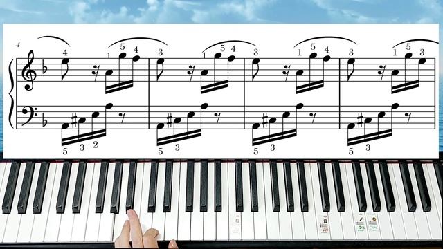 Бетховен Буря Соната17 На Пианино Легко Beethoven Sonata 17(отрывок )+ НОТЫ? смотреть онлайн