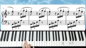 Бетховен Буря Соната17 На Пианино Легко Beethoven Sonata 17(отрывок )+ НОТЫ?