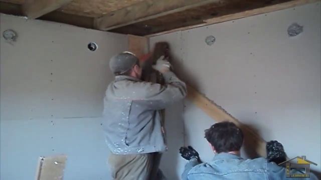 Задувка Эковаты в стены через гипсокартон и ОСБ листы, без пароизоляции смотреть онлайн