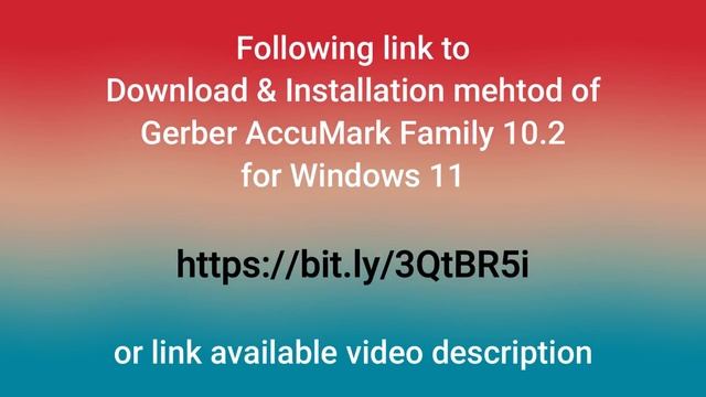 Get Ready to Installation of Gerber AccuMark Family 10.2 for Windows 11 смотреть онлайн
