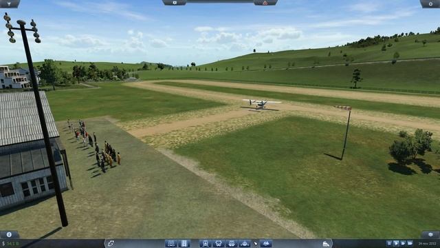 Transport Fever - Map 5 - Ligne aérienne Bas du Mont - Grandes Vignes - Vue cockpit - initiale смотреть онлайн