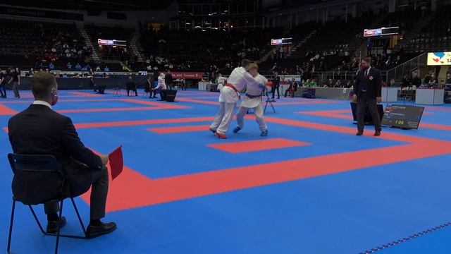 EKF Tampere 2021, Cadet Kumite Male 70+ kg, Repechage 1: ŽUMER JAKOB (SLO) - STEPNIEWSKI ANTONI(POL смотреть онлайн