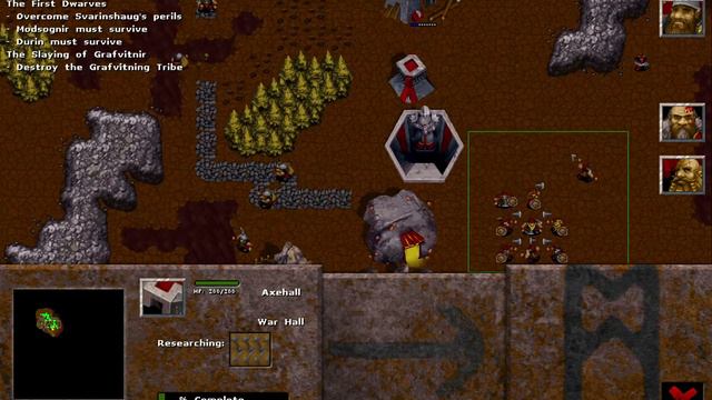 Lets Play Some "Wyrmsun" FREE Warcraft 2 Like Fantastic RTS First Campaign Mission Fun With Dwarves смотреть онлайн