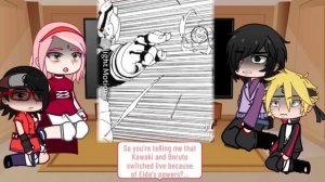 || Boruto react to future : Boruto two blue vortex || part 2 || chapter 80 / 81 / 82 { GC , Boruto