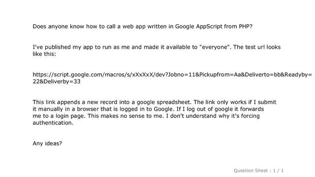 HTML : PHP to Google WebApp returns "H1Moved Temporarily/H1The document has moved" смотреть онлайн