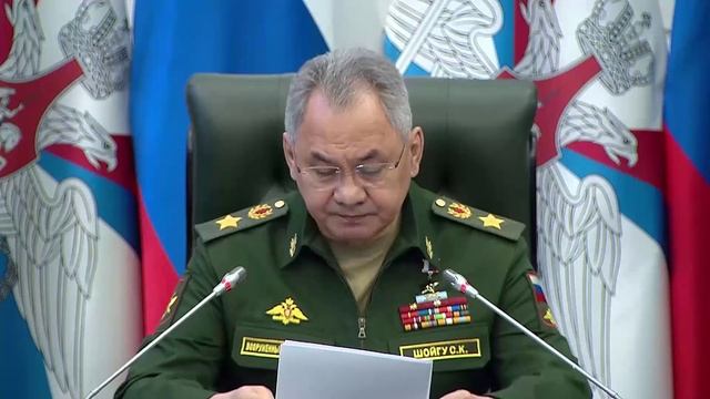 Заявление Министра обороны Российской Федерации генерала армии Сергея Шойгу на заседании Коллегии МО смотреть онлайн